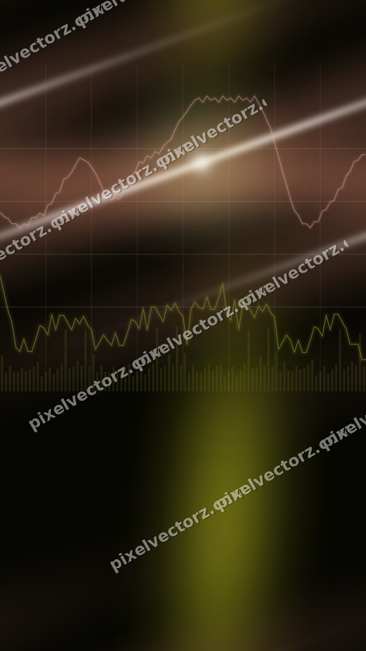 Nahtloser Neon Diagramm Hintergrund in Gelb und Rot