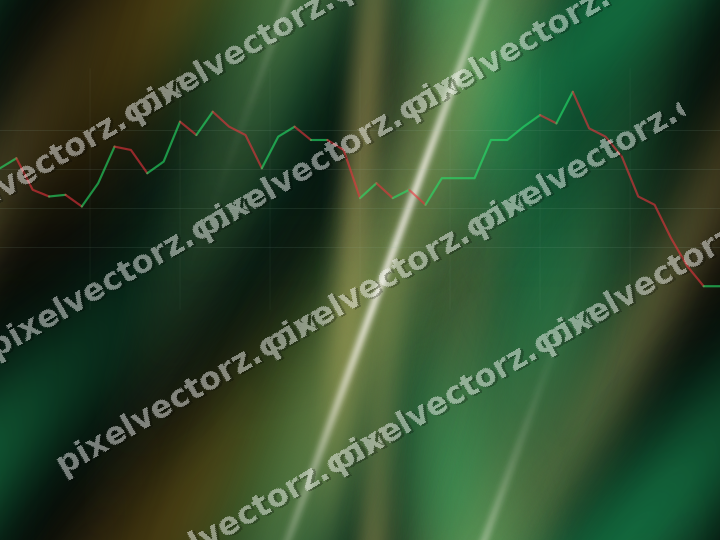 Nahtloser Neon Diagramm Hintergrund in Grün und Bernstein