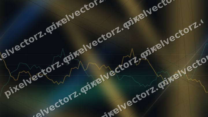 Nahtloser Neon Diagramm Hintergrund in Bernstein und Grün