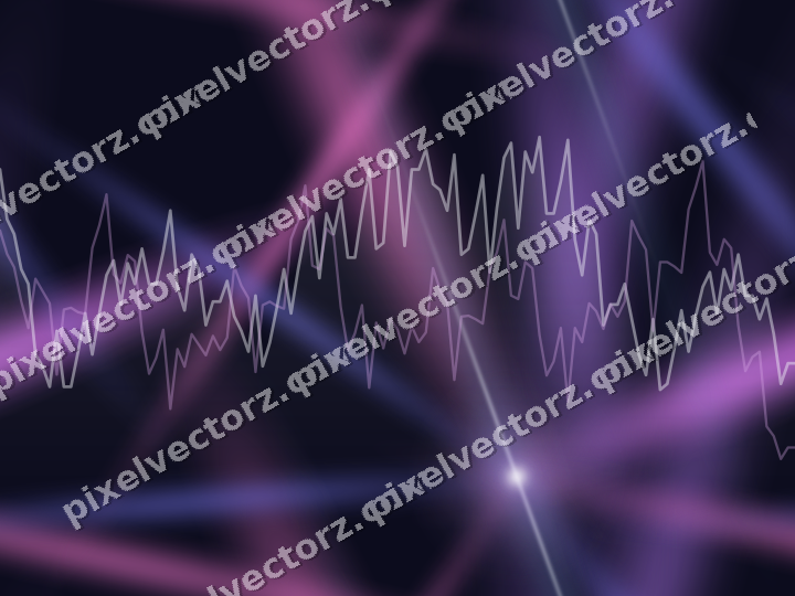 Nahtloser Neon Diagramm Hintergrund in Violett und Blau