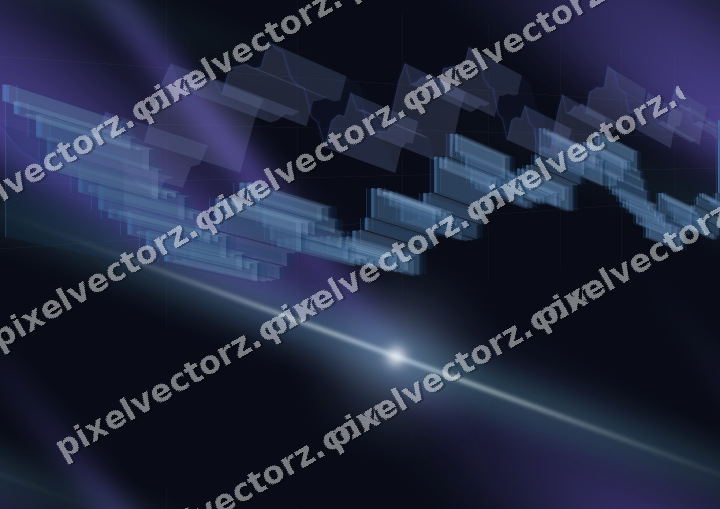 Nahtloser Neon Diagramm Hintergrund in Blau und Türkis