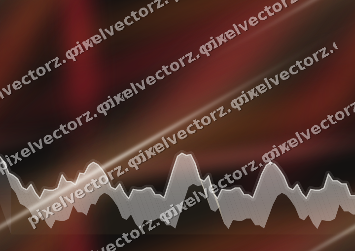 Nahtloser Neon Diagramm Hintergrund in Rot und Bernstein