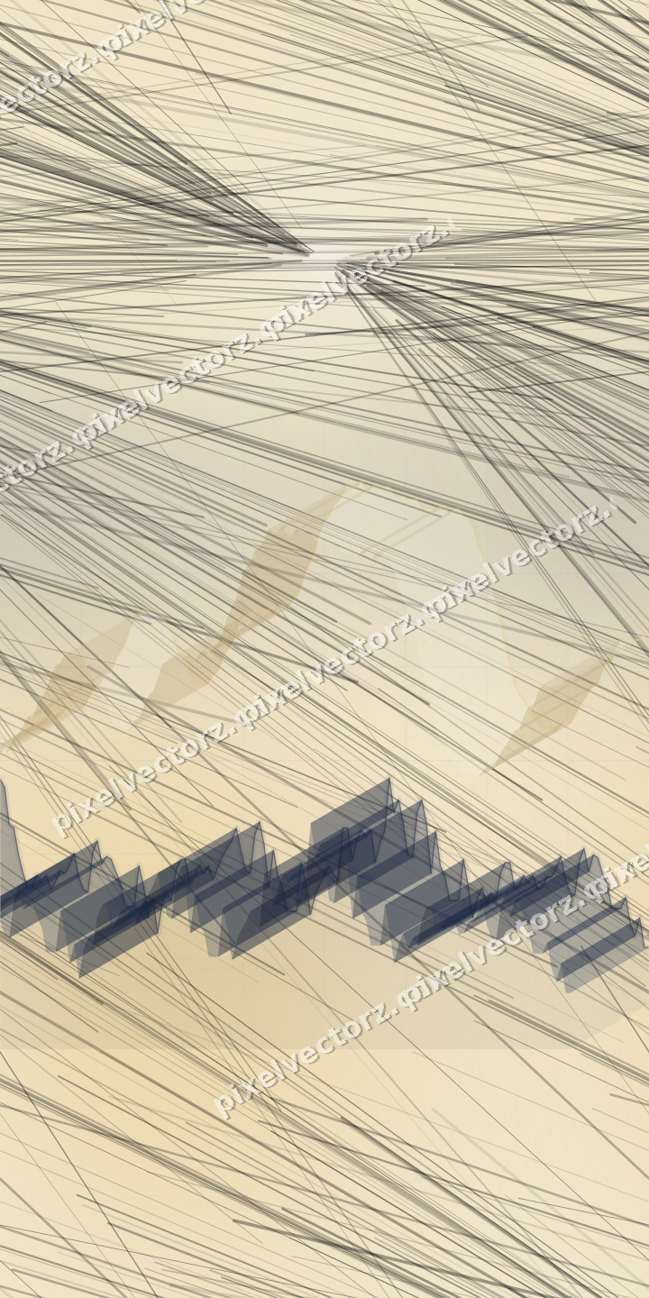 Nahtloser Pastell Diagramm Hintergrund in Dunkelblau und Bernstein