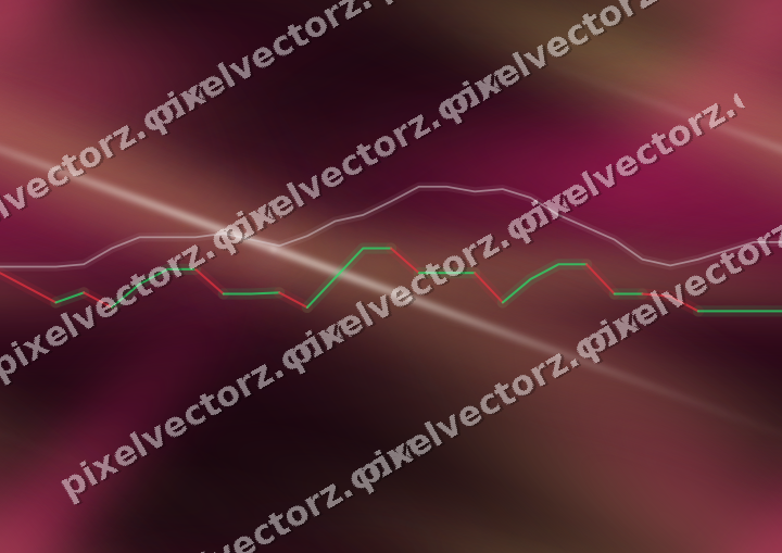 Nahtloser Neon Diagramm Hintergrund in Rosa und Grün
