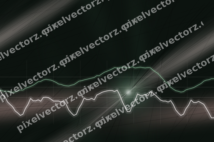 Nahtloser Neon Diagramm Hintergrund in Dunkelgrün und Rot