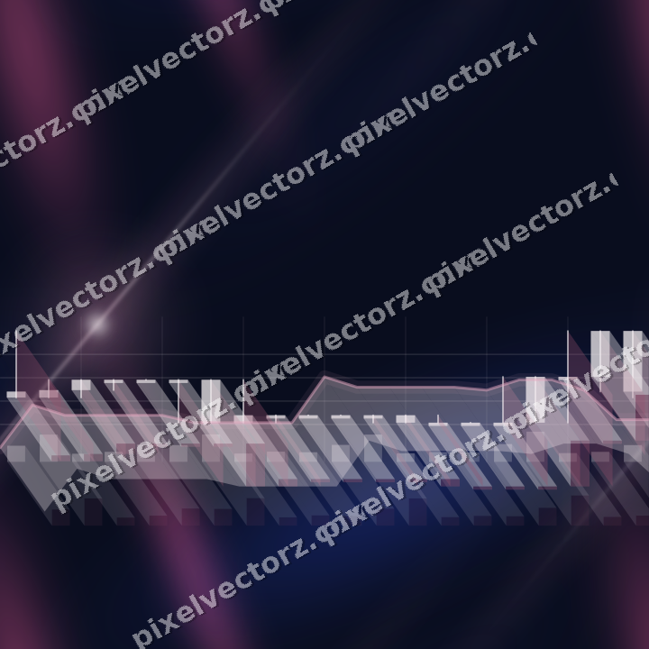 Nahtloser Neon Diagramm Hintergrund in Rosa und Blau