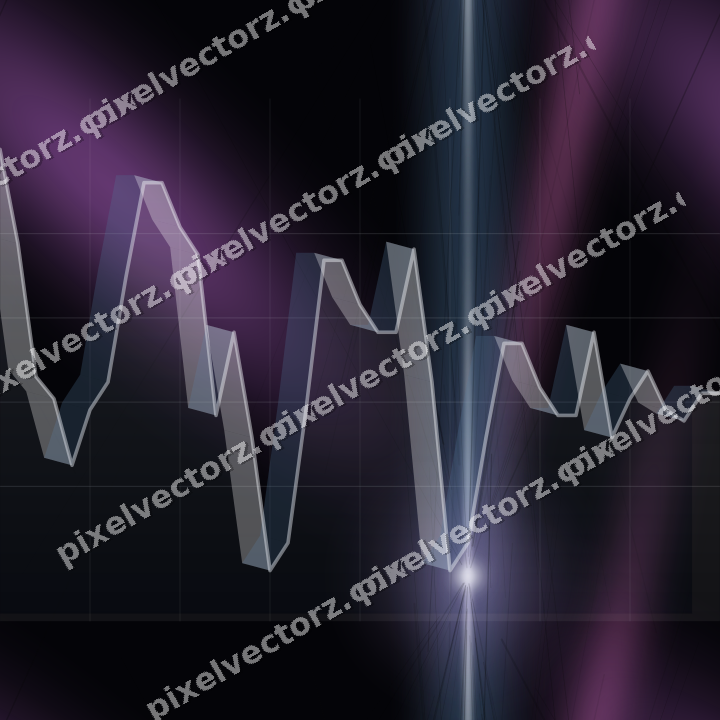 Nahtloser Neon Diagramm Hintergrund in Violett und Blau