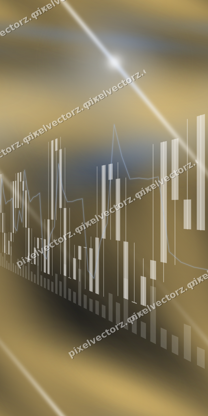 Nahtloser Neon Diagramm Hintergrund in Blau und Bernstein