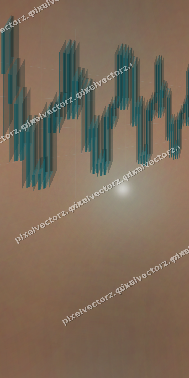 Nahtloser Neon Diagramm Hintergrund in Petrol und Orange