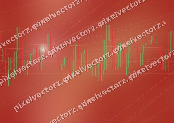 Nahtloser Neon Diagramm Hintergrund in Rot und Orange