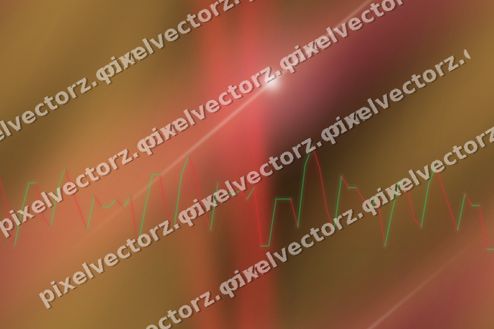 Nahtloser Neon Diagramm Hintergrund in Rot und Orange