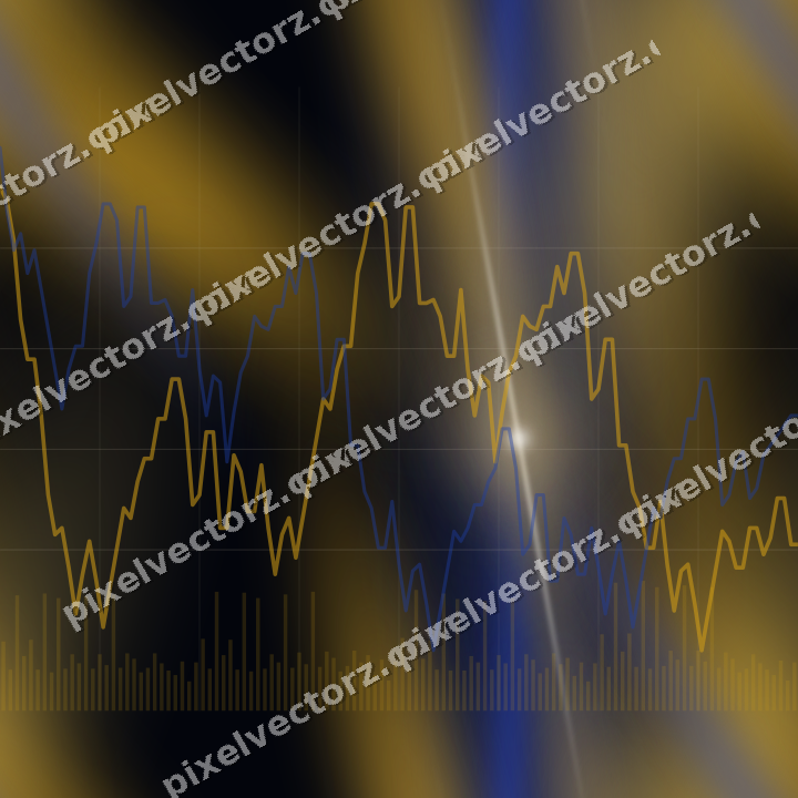 Nahtloser Neon Diagramm Hintergrund in Bernstein und Blau