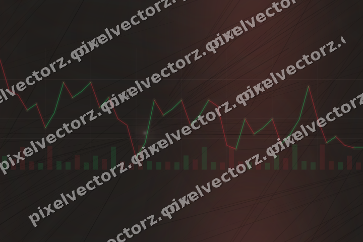 Nahtloser Neon Diagramm Hintergrund in Rot und Blassbernstein