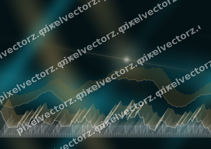 Nahtloser Neon Diagramm Hintergrund in Bernstein und Petrol