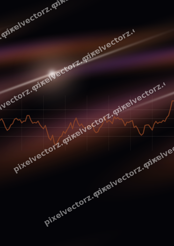 Nahtloser Neon Diagramm Hintergrund in Orange und Blau