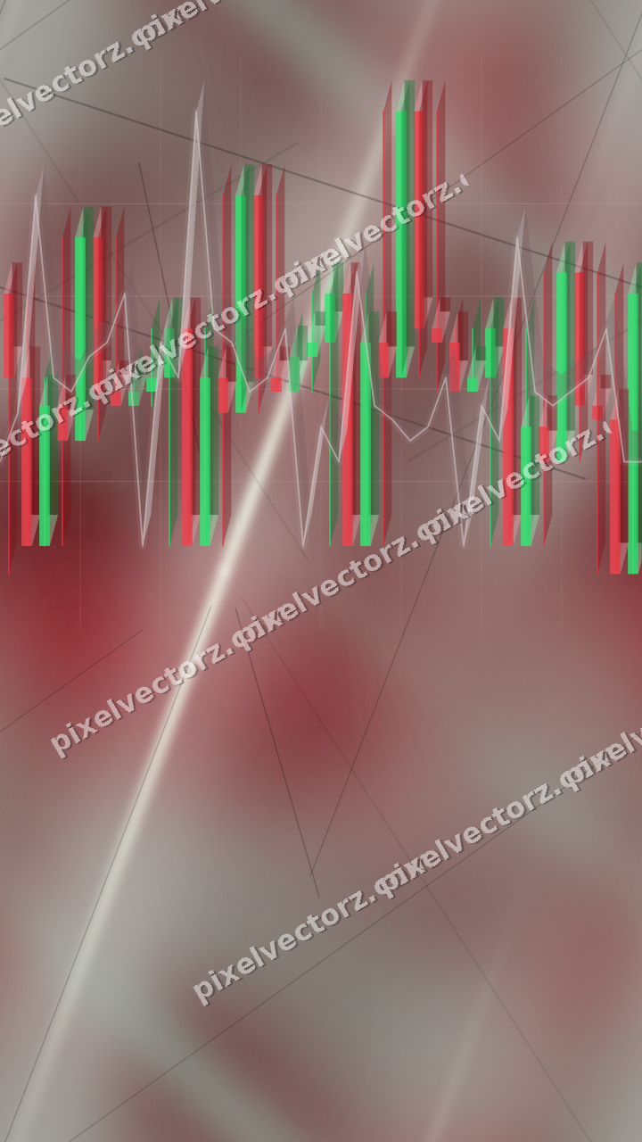 Nahtloser Neon Diagramm Hintergrund in Rot und Blasslimette