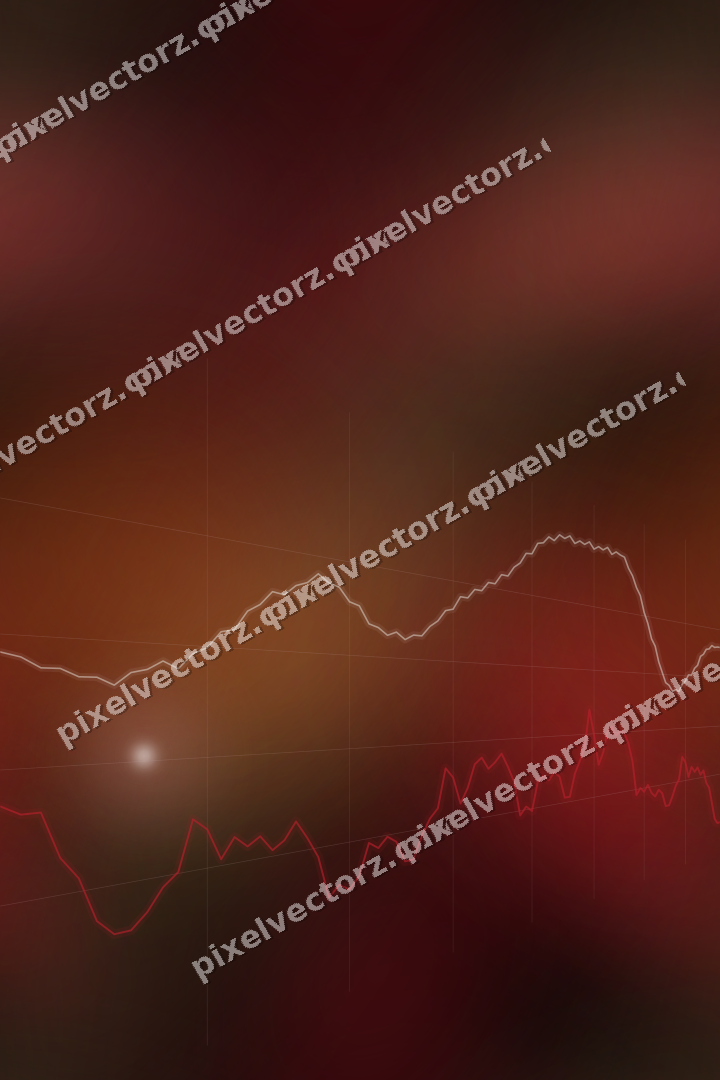 Nahtloser Neon Diagramm Hintergrund in Rot und Bernstein