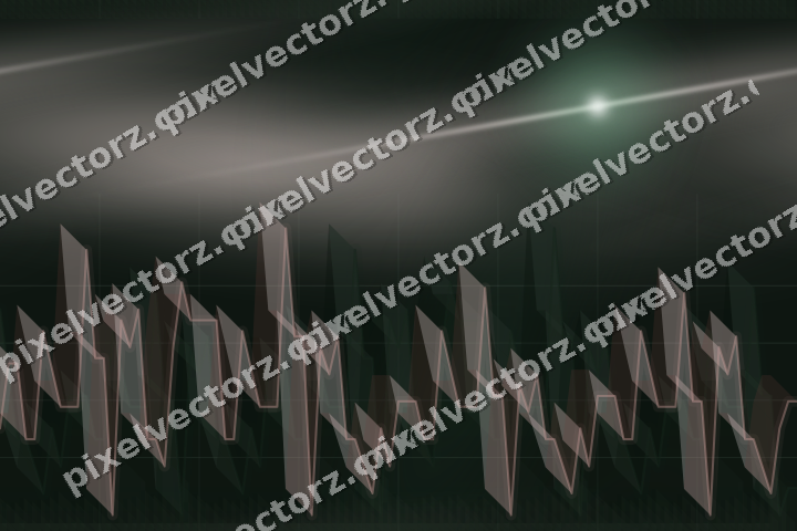Nahtloser Neon Diagramm Hintergrund in Dunkelgrün und Rot