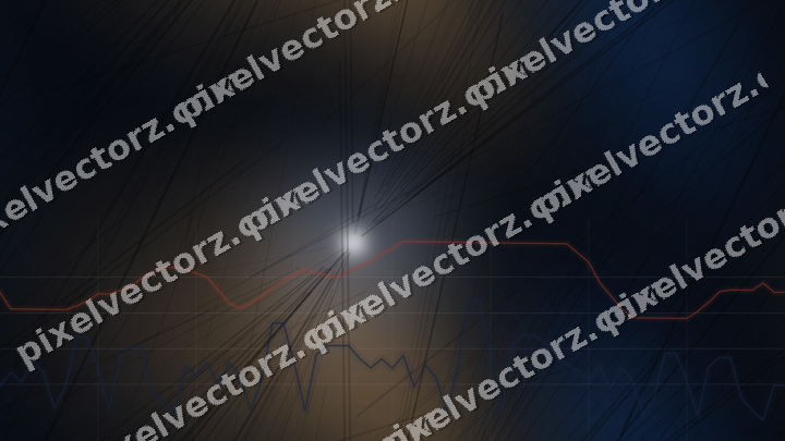 Nahtloser Neon Diagramm Hintergrund in Blau und Rot