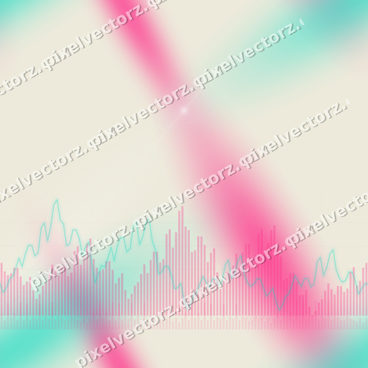 Nahtloser Pastell Diagramm Hintergrund in Rosa und Orange