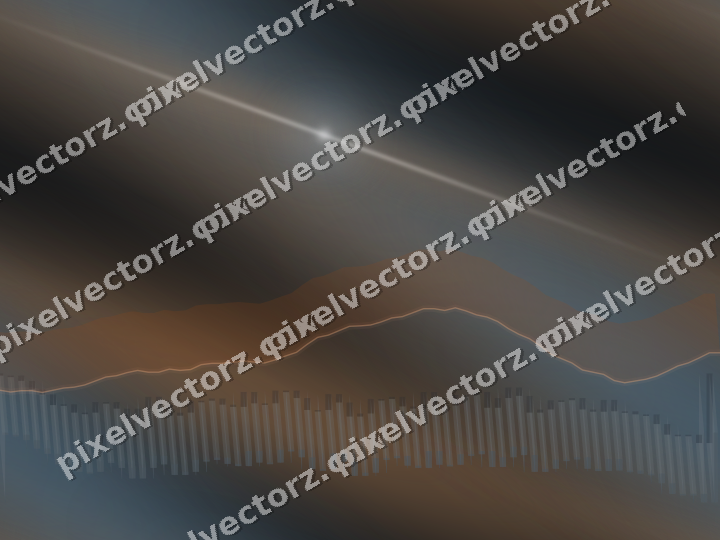 Nahtloser Neon Diagramm Hintergrund in Blau und Orange