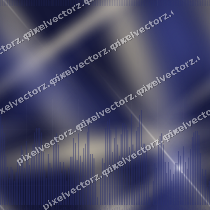 Nahtloser Neon Diagramm Hintergrund in Dunkelblau und Bernstein