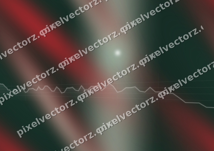 Nahtloser Neon Diagramm Hintergrund in Dunkelgrün und Rot