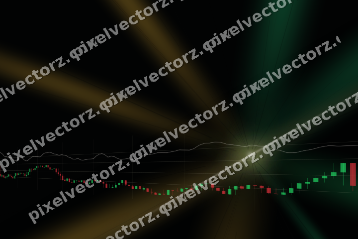Leuchtender Neon Diagramm Hintergrund in Bernstein und Grün