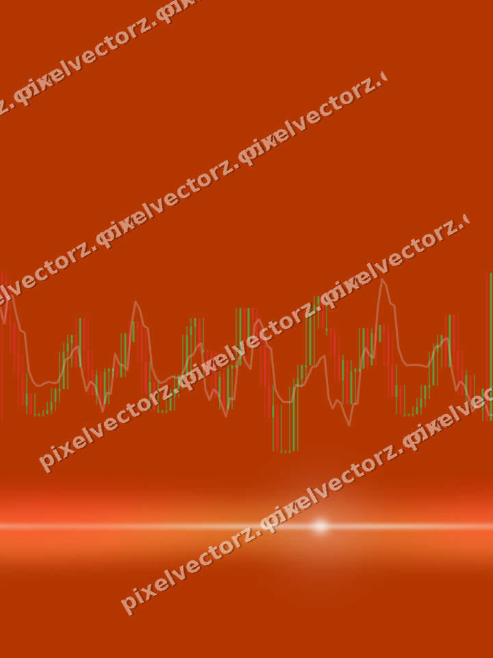 Nahtloser Neon Diagramm Hintergrund in Rot und Orange