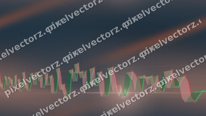 Nahtloser Neon Diagramm Hintergrund in Orange und Türkis