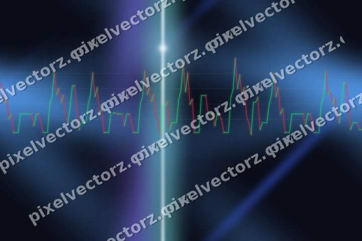 Nahtloser Neon Diagramm Hintergrund in Blau und Türkis