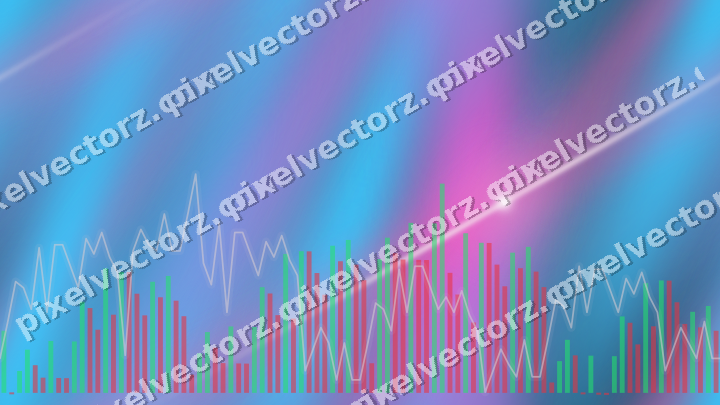 Nahtloser Neon Diagramm Hintergrund in Magenta und Violett