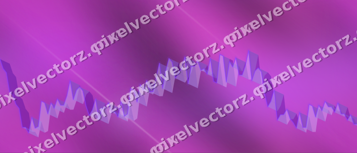 Nahtloser Neon Diagramm Hintergrund in Violett und Blau