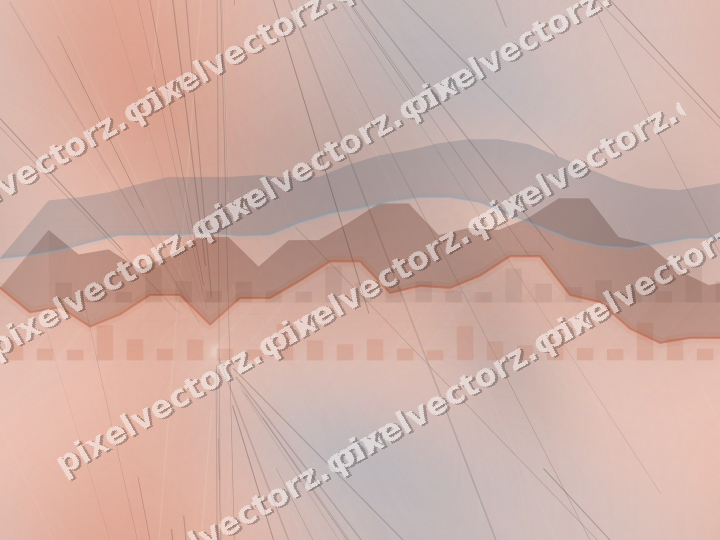 Nahtloser Pastell Diagramm Hintergrund in Orange und Türkis
