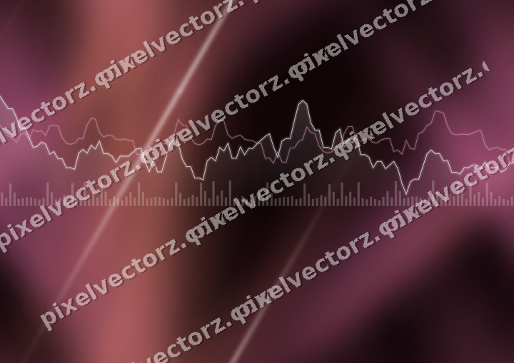 Nahtloser Neon Diagramm Hintergrund in Rosa und Rot