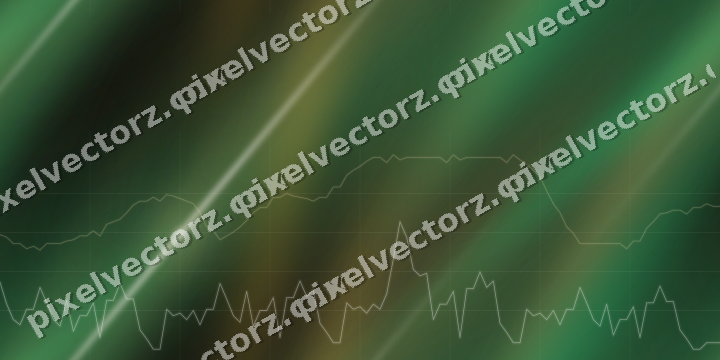 Nahtloser Neon Diagramm Hintergrund in Bernstein und Grün