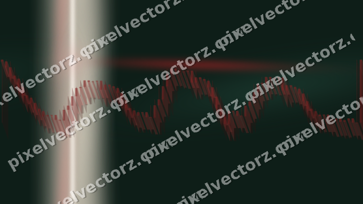Nahtloser Neon Diagramm Hintergrund in Dunkelrot und Dunkelgrün