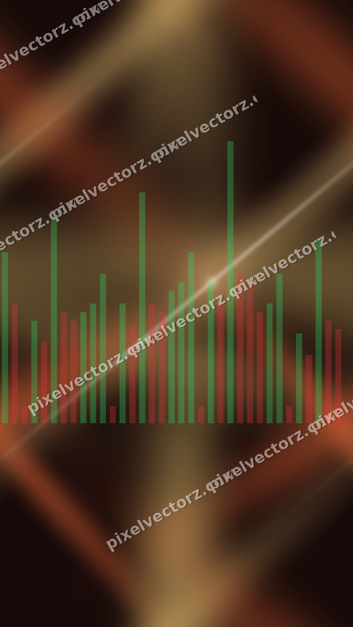 Nahtloser Neon Diagramm Hintergrund in Orange und Bernstein