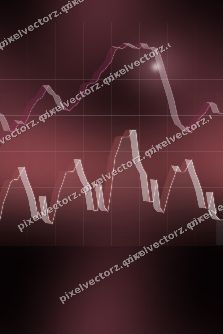 Nahtloser Neon Diagramm Hintergrund in Rosa und Rot