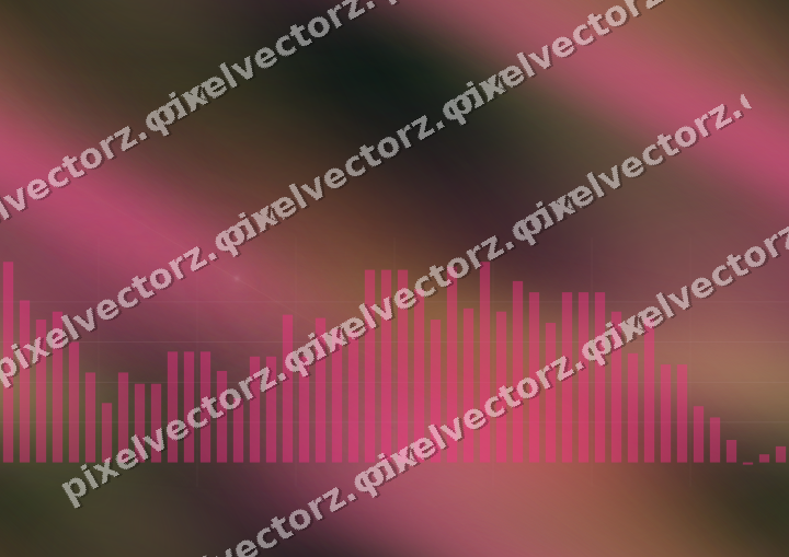 Nahtloser Neon Diagramm Hintergrund in Rosa und Orange