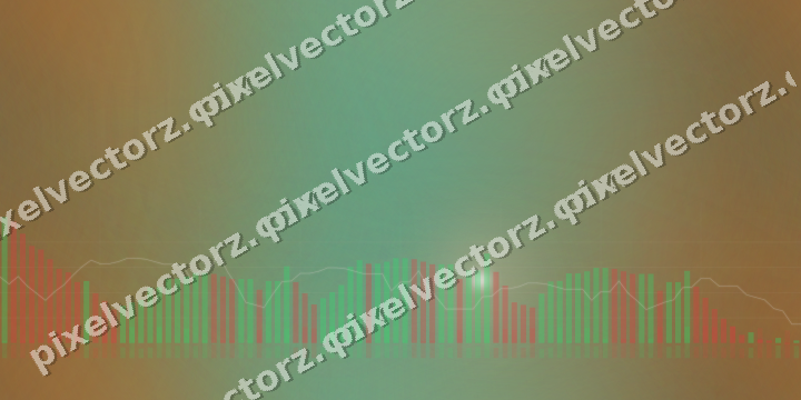 Nahtloser Neon Diagramm Hintergrund in Orange und Petrol