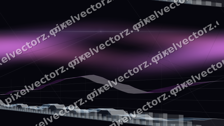 Nahtloser Neon Diagramm Hintergrund in Violett und Blau