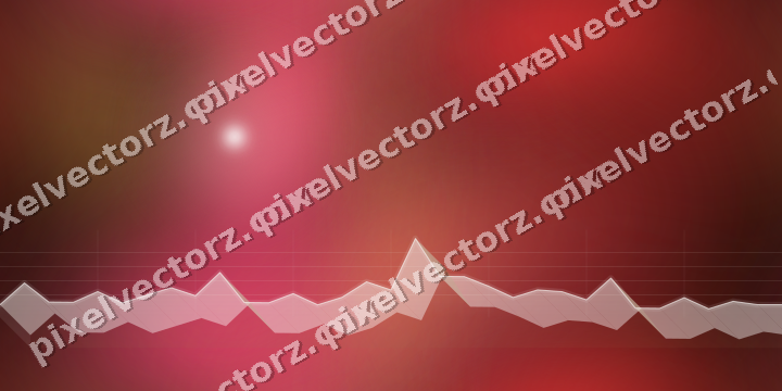 Nahtloser Neon Diagramm Hintergrund in Rot und Orange