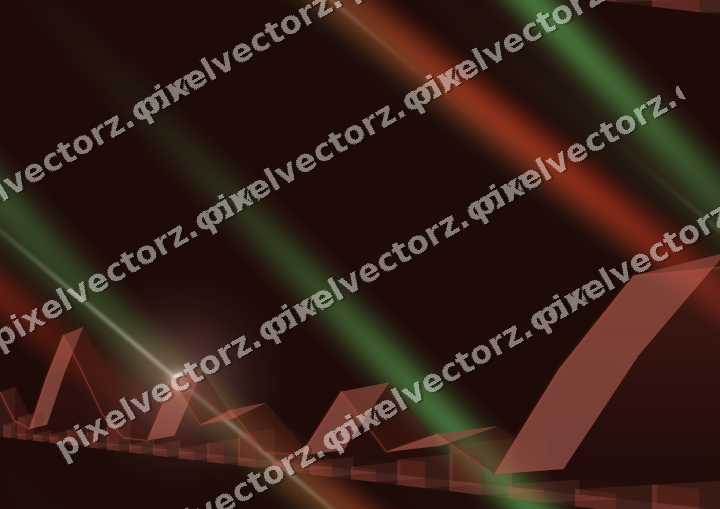 Nahtloser Neon Diagramm Hintergrund in Rot und Orange
