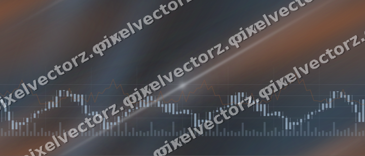 Nahtloser Neon Diagramm Hintergrund in Blau und Orange
