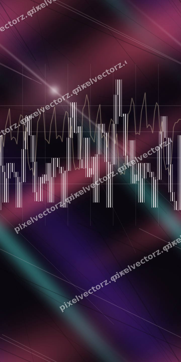 Nahtloser Neon Diagramm Hintergrund in Rosa und Bernstein