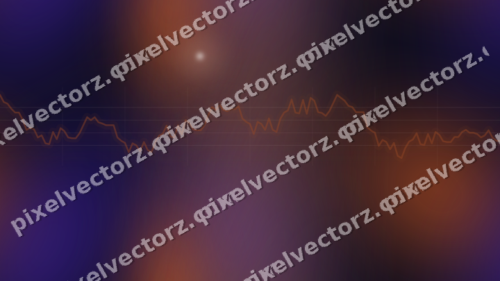 Nahtloser Neon Diagramm Hintergrund in Orange und Blau