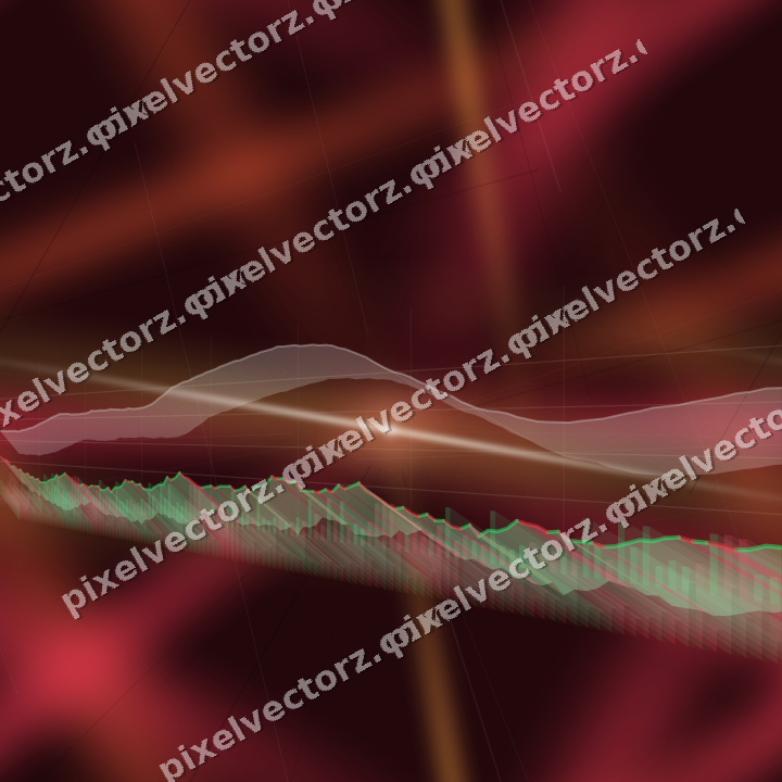 Nahtloser Neon Diagramm Hintergrund in Orange und Bernstein