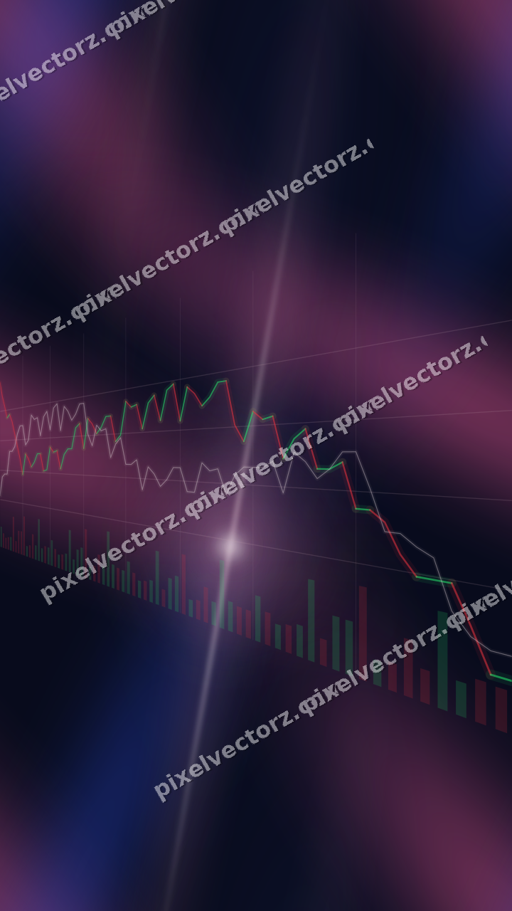 Nahtloser Neon Diagramm Hintergrund in Rosa und Blau