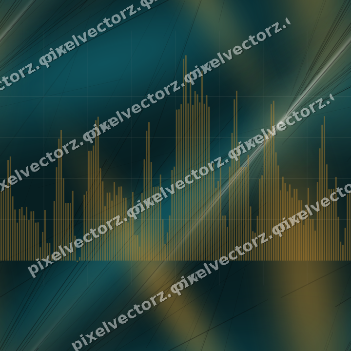 Nahtloser Neon Diagramm Hintergrund in Bernstein und Petrol